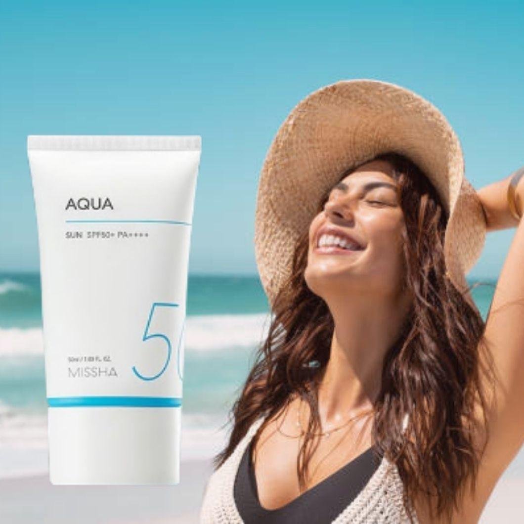missha aqua sun gel review